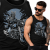 TANK TOP ŚMIESZNY  MOTORYZACYJNE SAMURAI RIDE